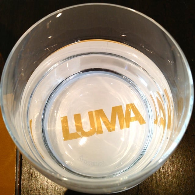 A glass of Luma
