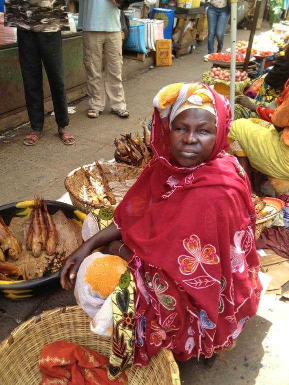Mama at Serrekunda Market, decided she was our friend.