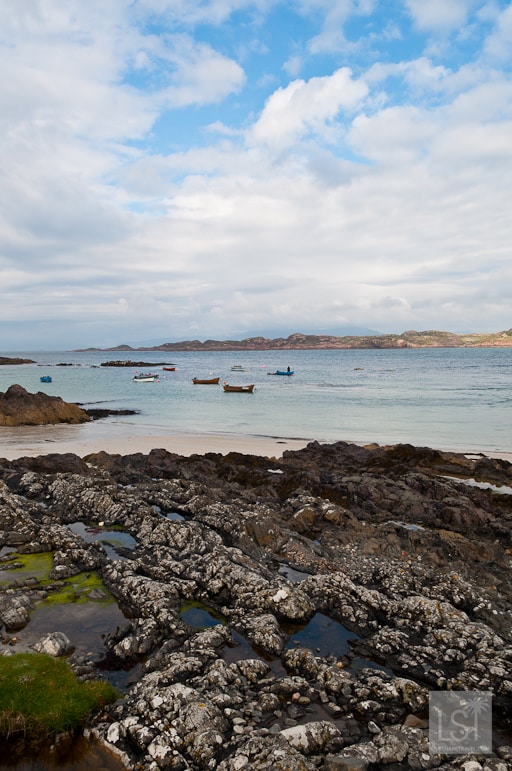 Iona's peace and beauty. The island is off the west coast of Scotland