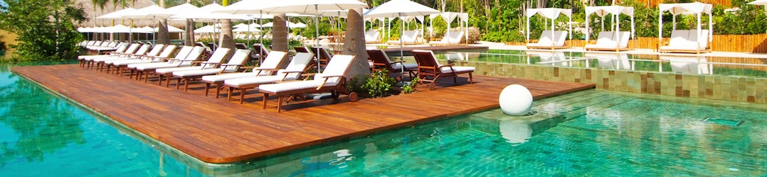 Pool at RCI resort Grand Velas Riviera Maya, Mexico