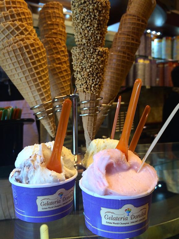 Things to do in Tuscany - sample gelato at Gelateria Dondoli