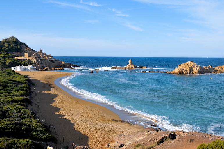 Best Menorca beaches - Cala Pregonda