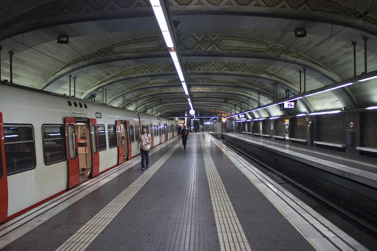 Barcelona travel tips - the city's metro is an affordable and convenient way to explore the capital