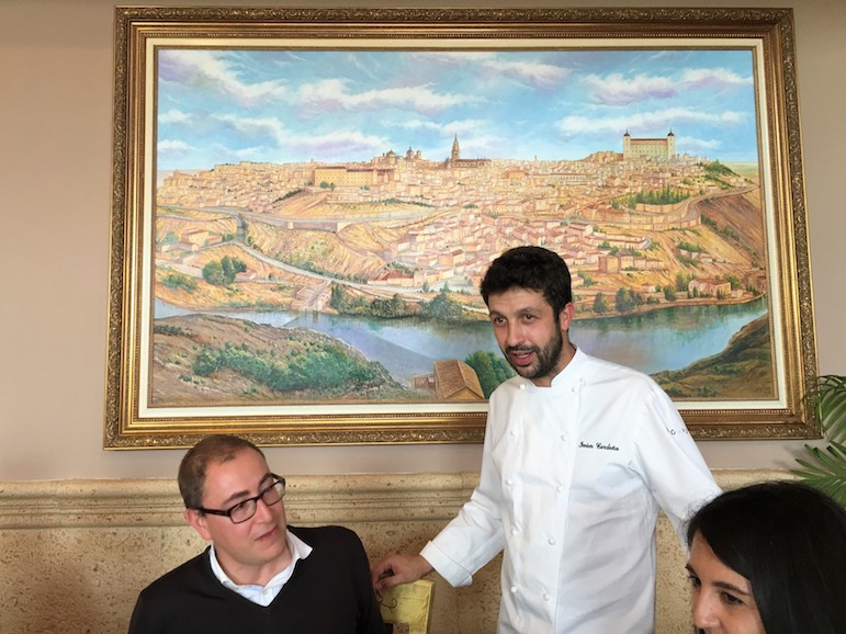 Chef Ivan Cerdeño at Restaurante El Carmen de Montesion