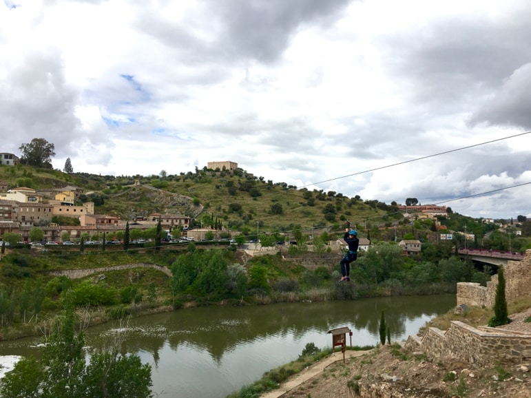 Things to do in Toledo - zipline across the Tajo River