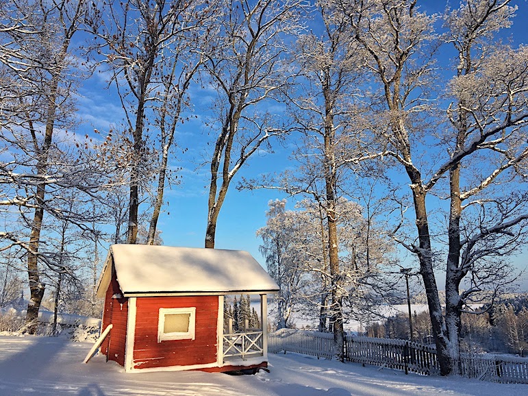 A winter wonderland in Finland