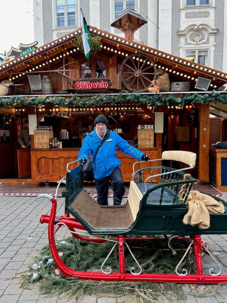 Dashing through Graz on a sleigh