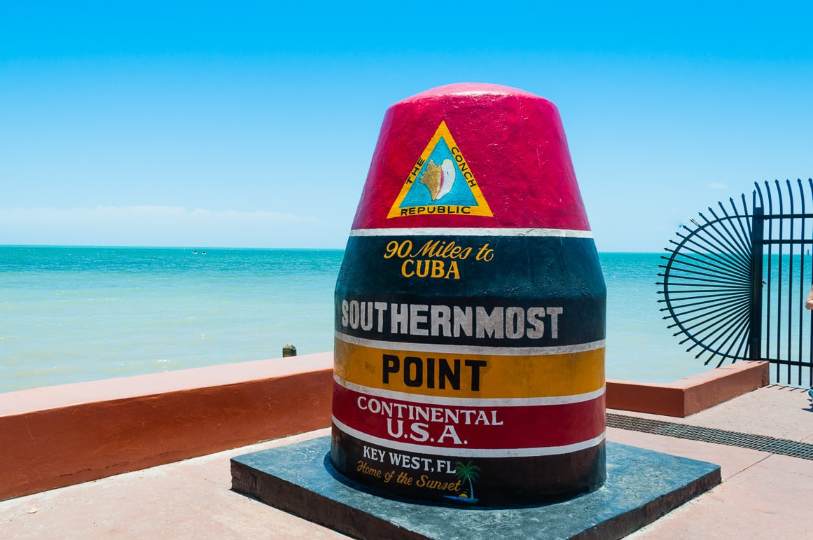 Unusual things to do in the Florida Keys and Key West - go to the southernmost point