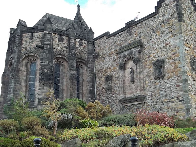 St Margaret’s Chapel at Edinburgh Castle dates back to the 12th century | pic: ozz13x