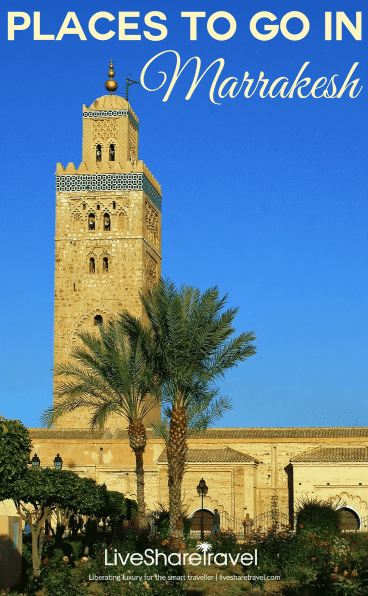 Places to visit in Marrakesh, Morocco