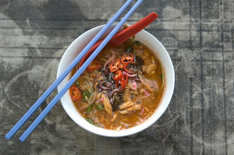 Ditch the roast dinner for a spicy laksa in Penang | Pic: Jonathan Lin 