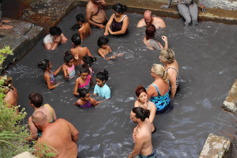 Take a dip in a therapeutic mud bath in St Lucia | Pic Prayitno