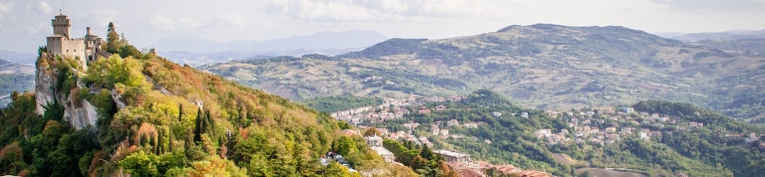 Beautiful views from Guaita Tower San Marino