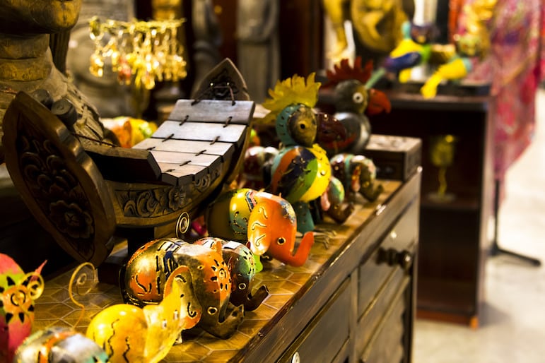 Trinkets from the Chiang Mai Night Bazaar | Pic Casey Grove