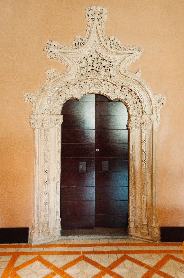 Door at Zaragoza's Aljafería Palace