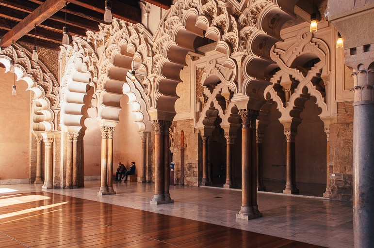 Things to do in Zaragoza - discover Mudejar interiors at the Aljafería Palace