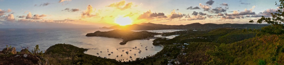 Sunset at Shirley Heights is one of the most popular Antigua attractions on a Sunday