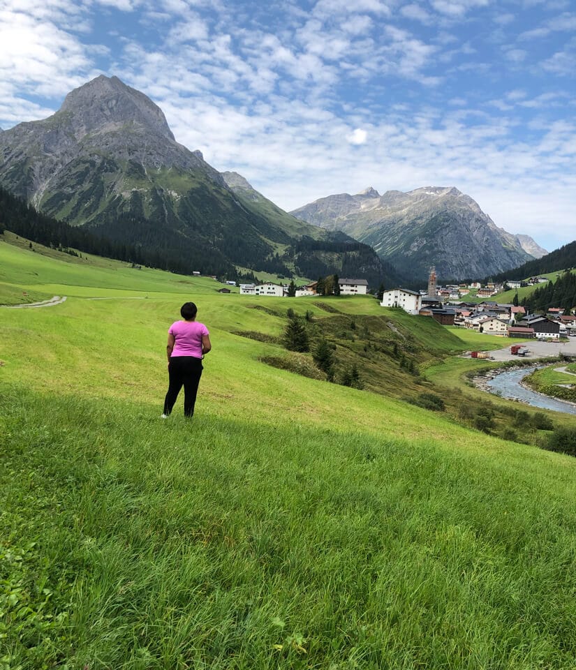 Taking in the views in Vorarlberg