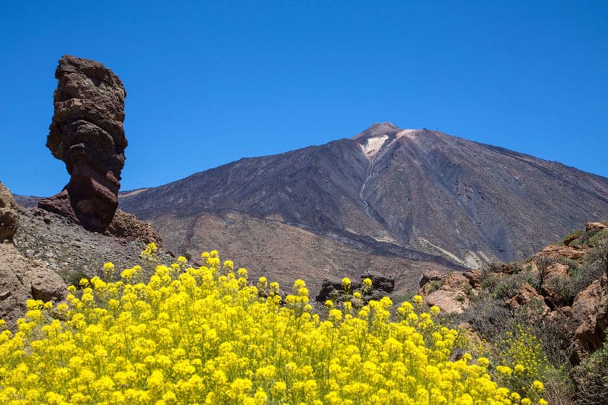Mount Teide is Tenerife’s resident volcano. To experience a view like no other, take a cable car up to 3,555 metres and see for miles