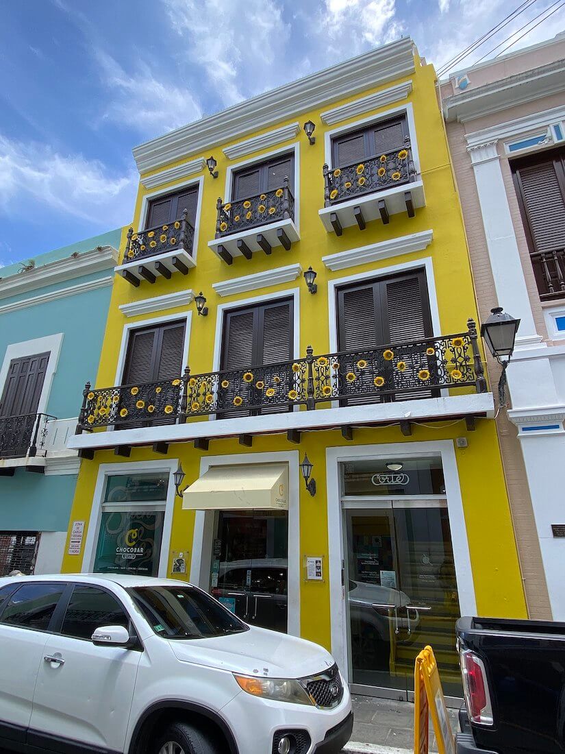 Chocobar Cortes in the capital of Puerto Rico San Juan