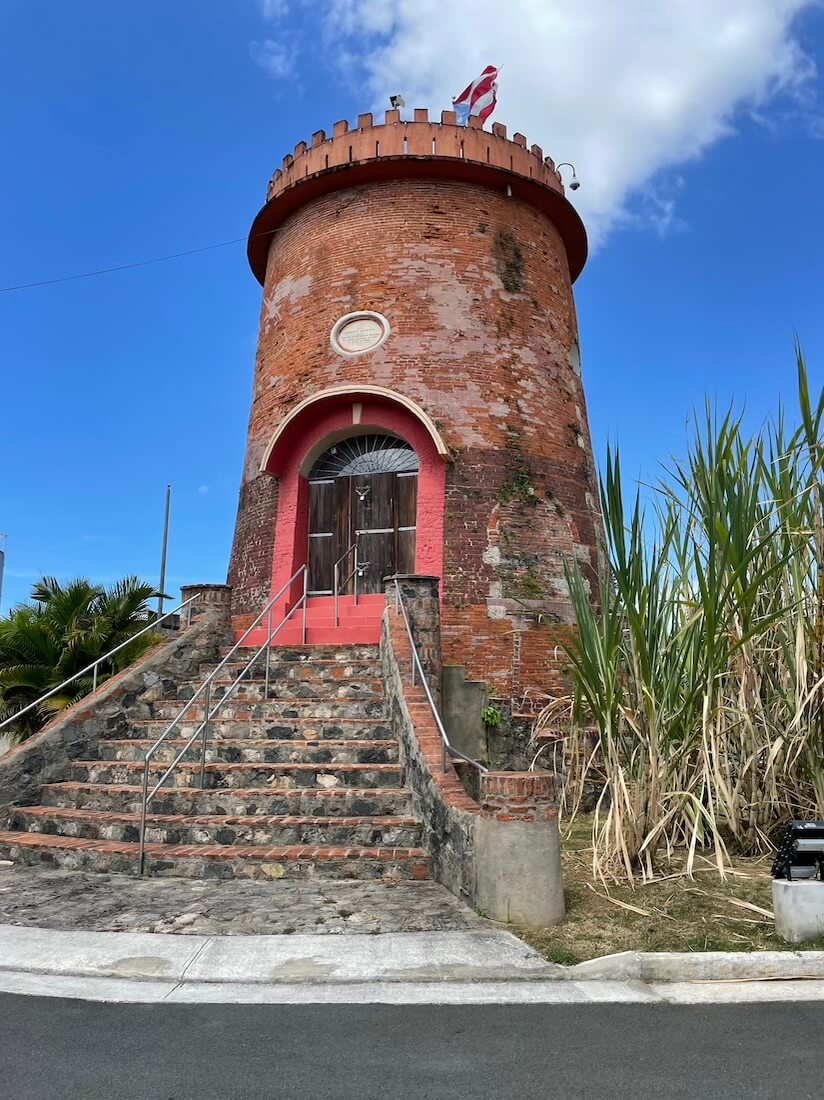 Former windmill for Barrilito Rum