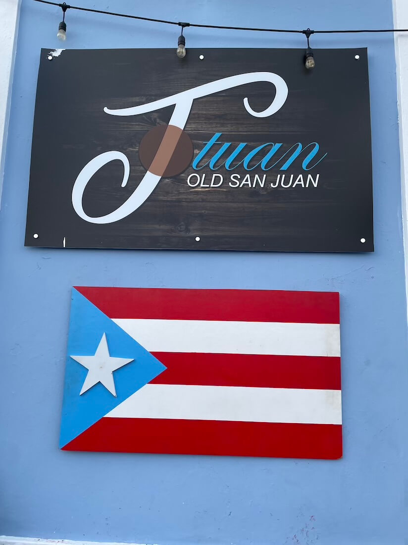 The T tuan bar in the capital of Puerto Rico San Juan