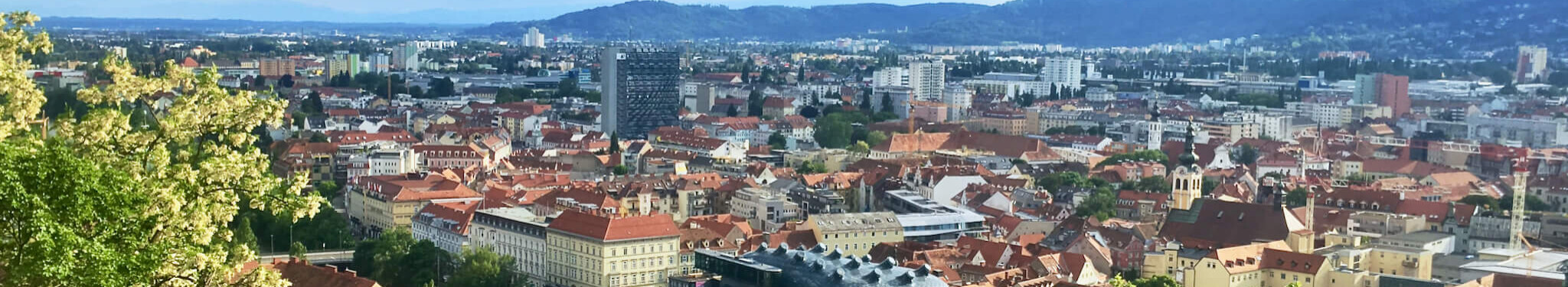 Things to do in Graz - take in views of the city from the Schlossberg