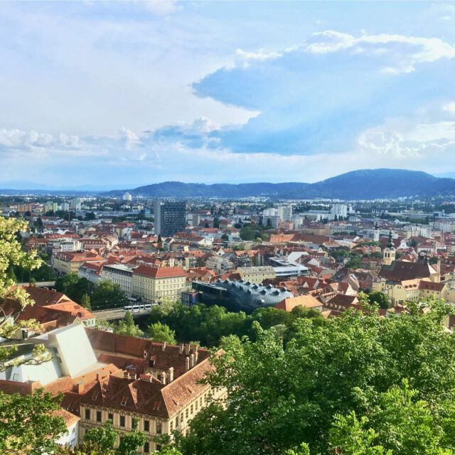 Things to do in Graz - take in views of the city from the Schlossberg