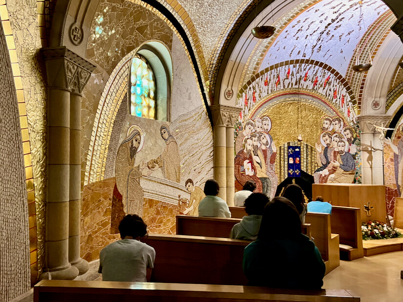 Things to do in Gijón - discover the mosaics at San Pedro Church